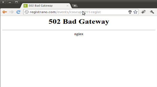 Ошибка 502 bad gateway 