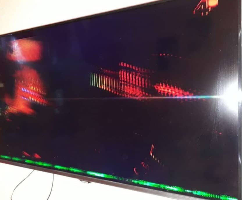 телевизор LG моргает экран