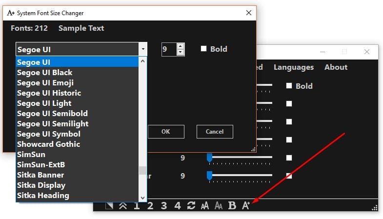 Как установить новый шрифт на Windows 10